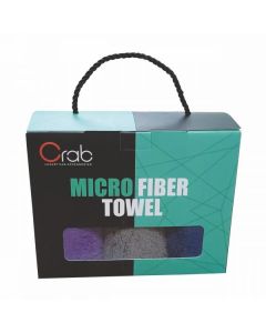 Crab Edgeless Microfiber Towel (Pack of 3)